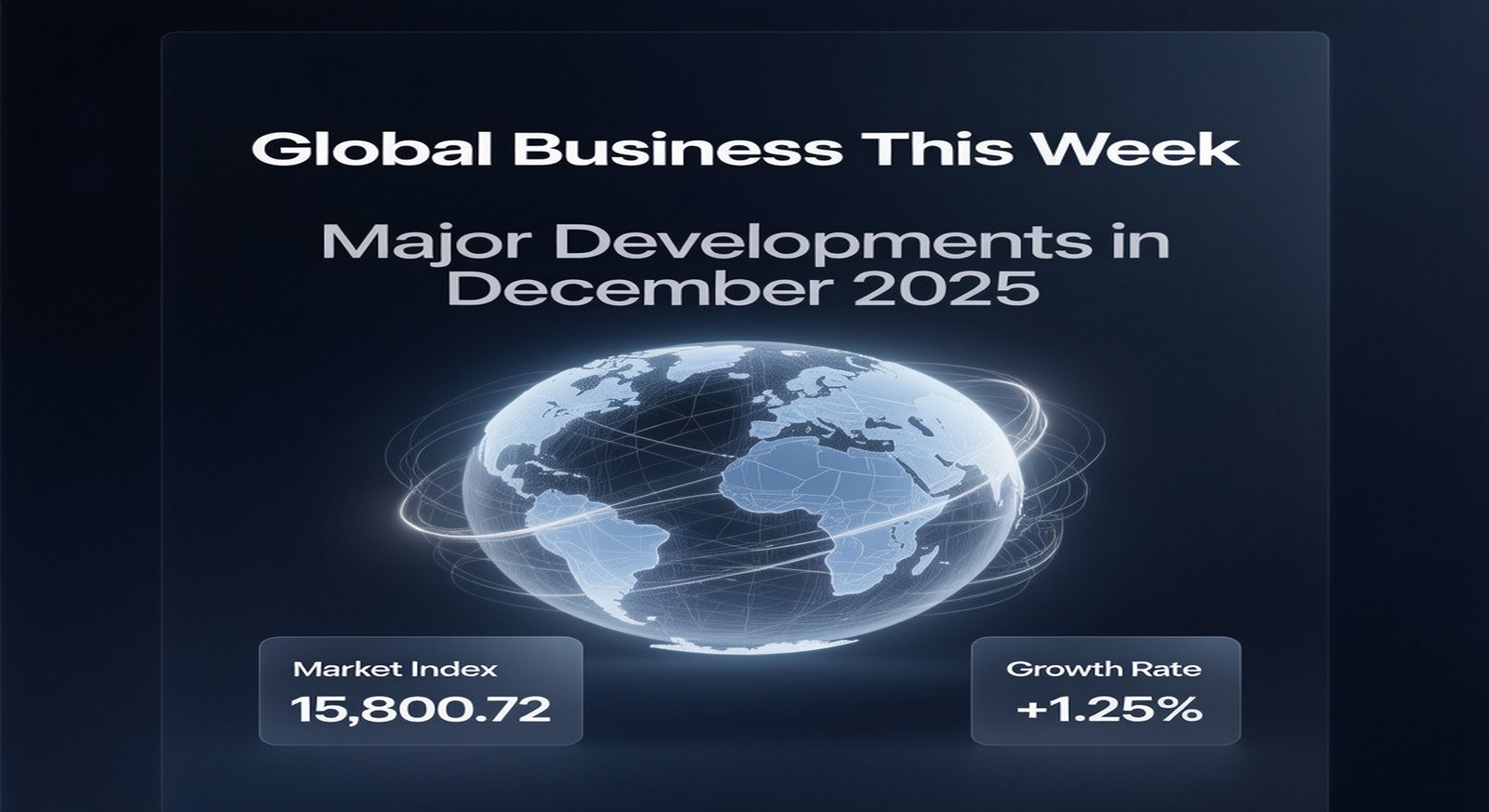 Global Business This Week: Major Developments in December 2025