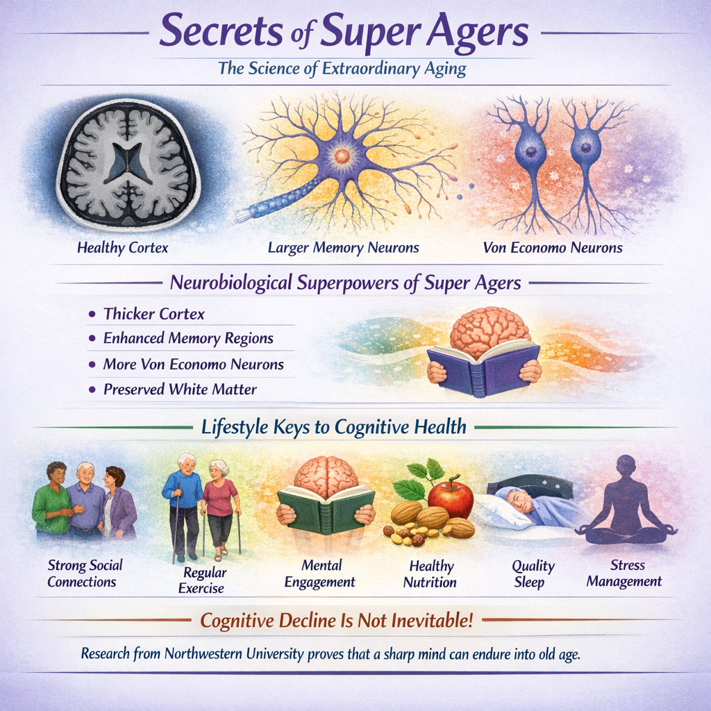 Super Agers: The Science of Exceptional Brain Health in Your 80s and 90s—Expert Tips for Cognitive Longevity
